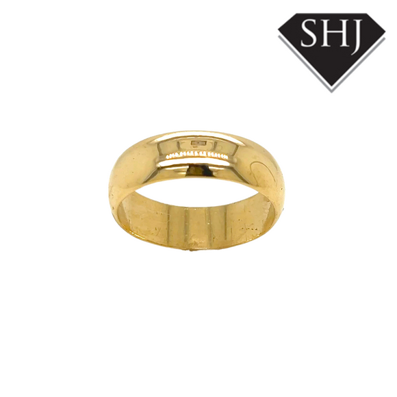 9CT Yellow Gold Wedding Band