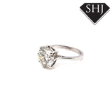 18ct White Gold Diamond Single Stone Ring 4.50ct