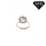 18ct White Gold Diamond Single Stone Ring 4.50ct