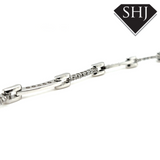 18ct White Gold Diamond Bracelet