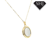 9ct Yellow Gold MOP Locket