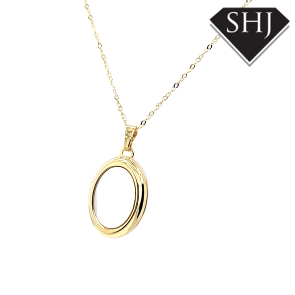 9ct Yellow Gold MOP Locket