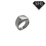 Gunmetal Silver Plated Ring