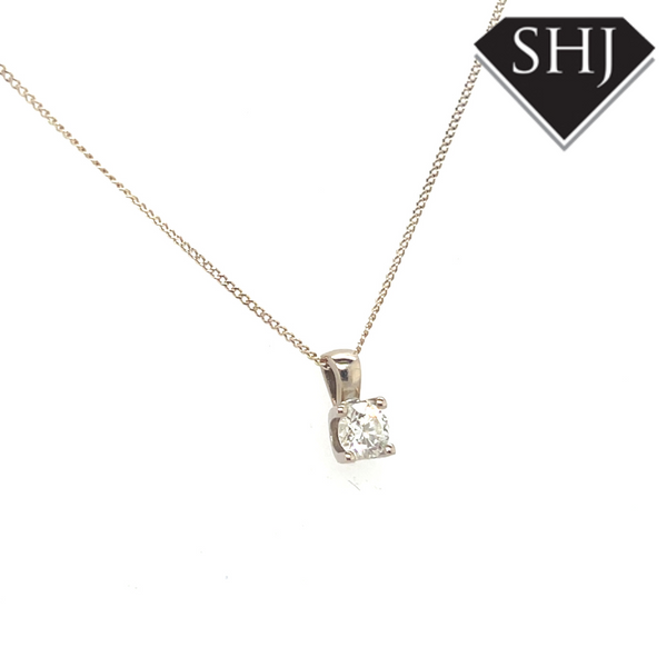 18ct Yellow Gold Diamond Pendant