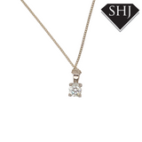 18ct Yellow Gold Diamond Pendant