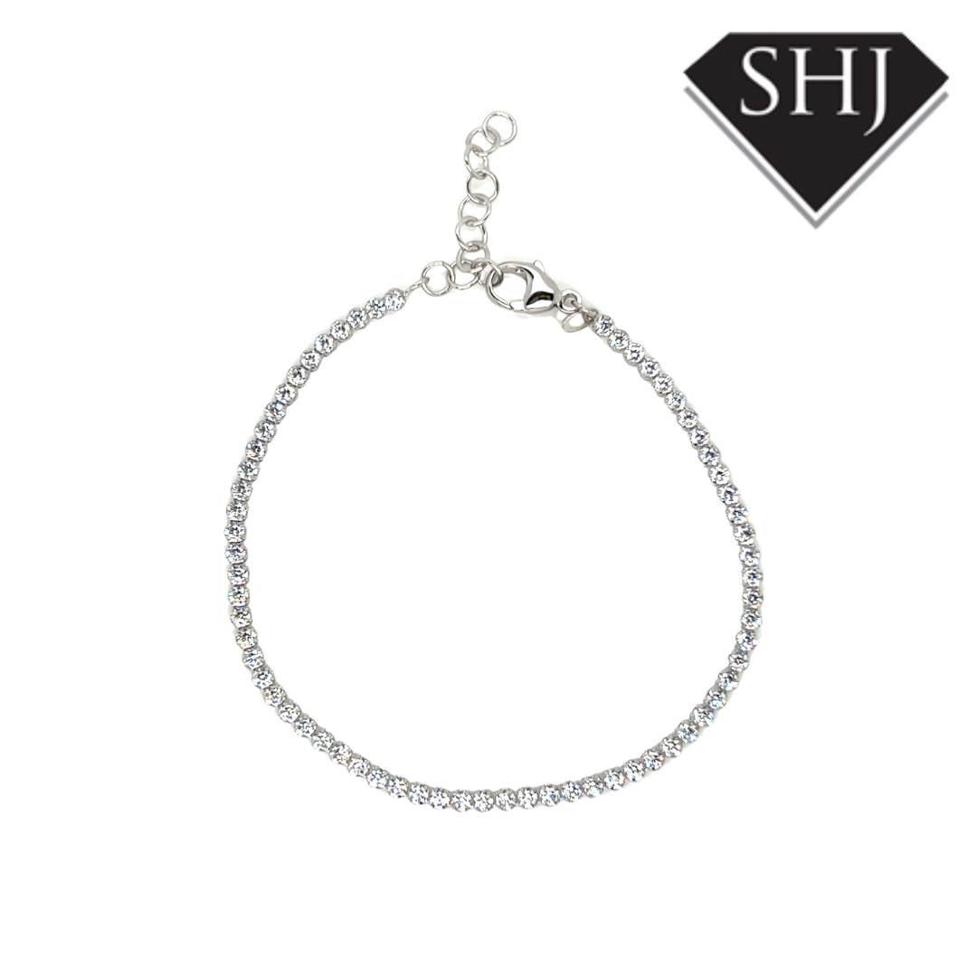 Silver CZ Bracelet