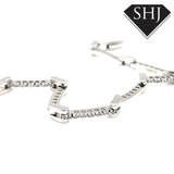 18ct White Gold Diamond Bracelet