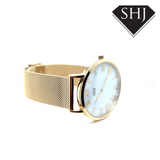 SHJ Gold Bracelet Watch