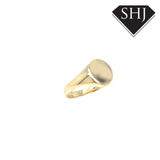 9ct Yellow Gold Oval Signet Ring
