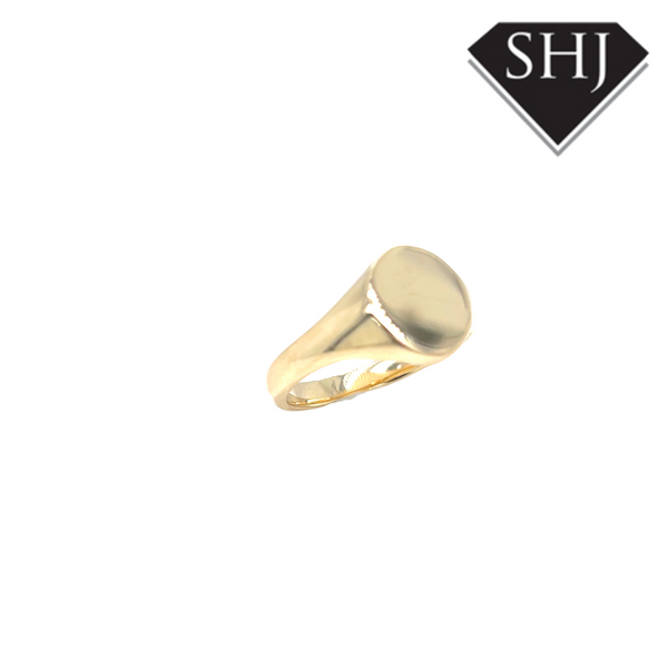 9ct Yellow Gold Oval Signet Ring