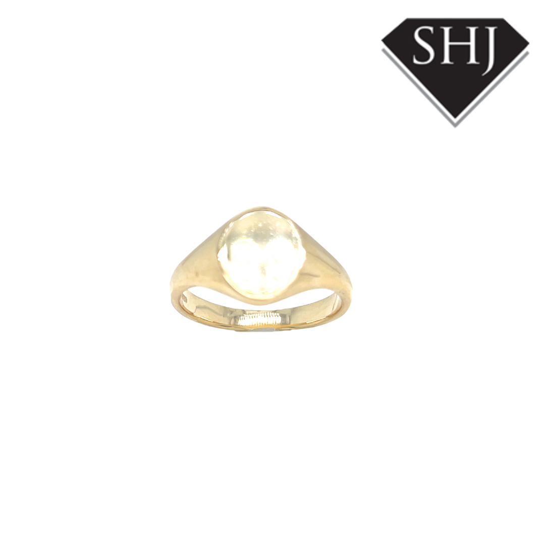 9ct Yellow Gold Oval Signet Ring