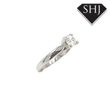 Platinum Single Stone 0.70ct Diamond Ring