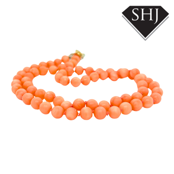 String of Coral Beads