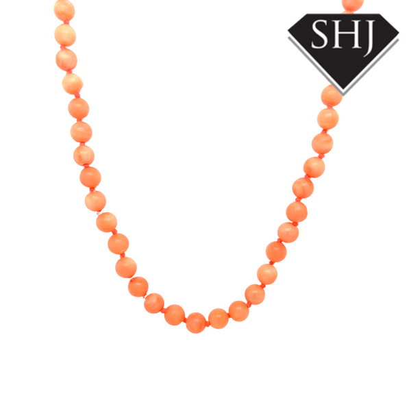 String of Coral Beads