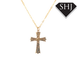 9ct Yellow Gold Cross