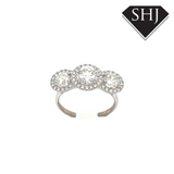 Platinum Halo 1.97ct Diamond Cluster Ring