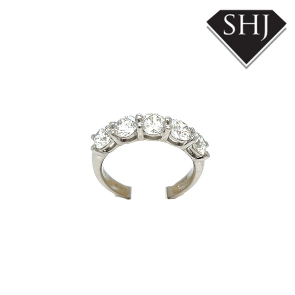 Platinum 5 Stone 2.04ct Diamond Ring