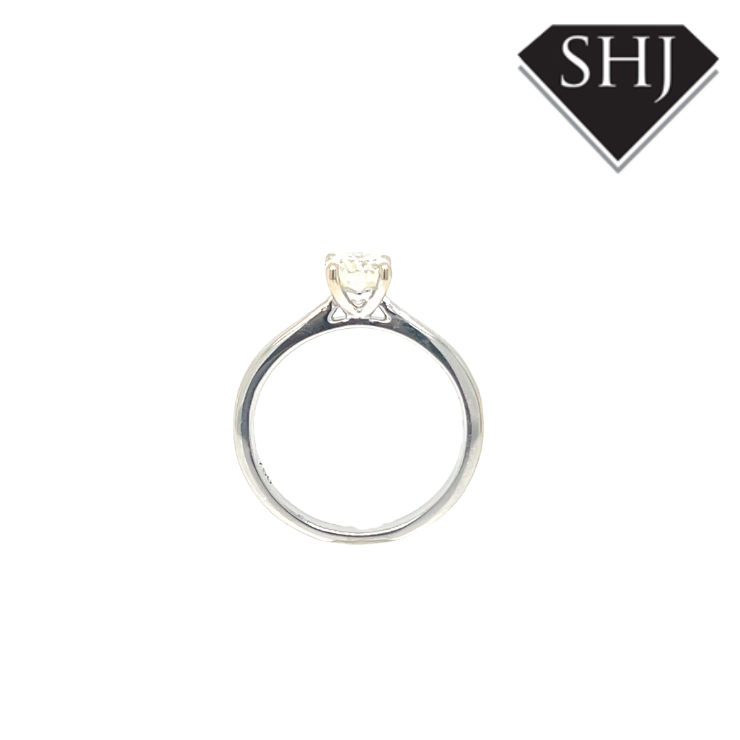 18ct White Gold Single Stone 0.70ct Diamond Ring