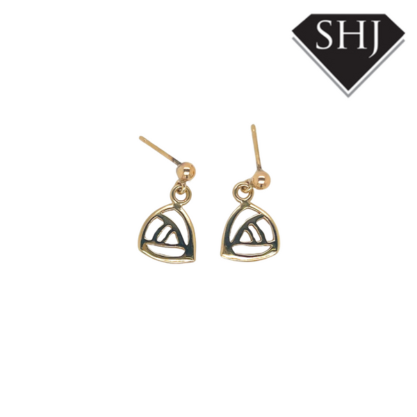 9ct Yellow Gold CRM Earrings