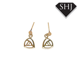 9ct Yellow Gold CRM Earrings