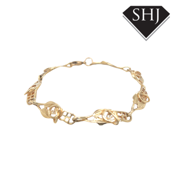 9ct Yellow Gold CRM Bracelet