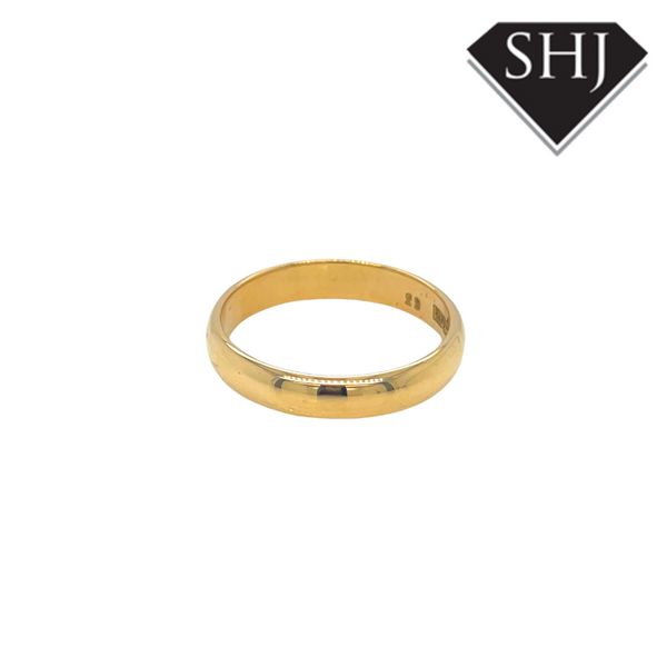 18ct Yellow Gold Wedding Band