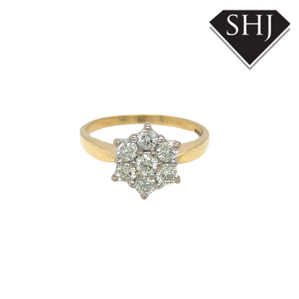 18ct Yellow Gold Diamond Ring