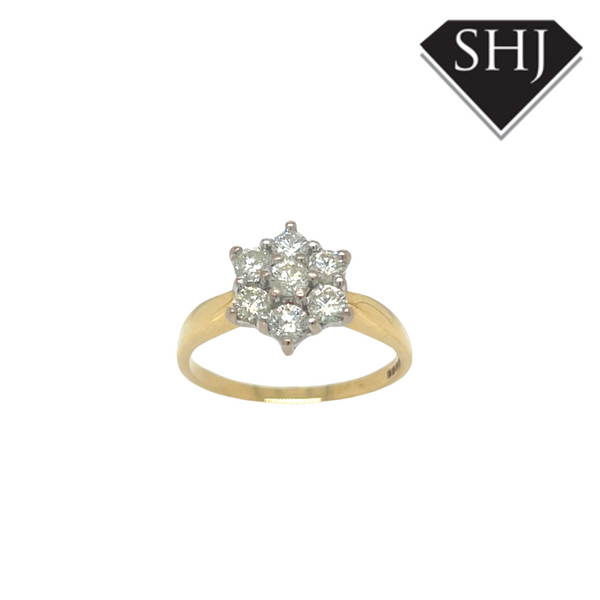 18ct Yellow Gold Diamond Ring