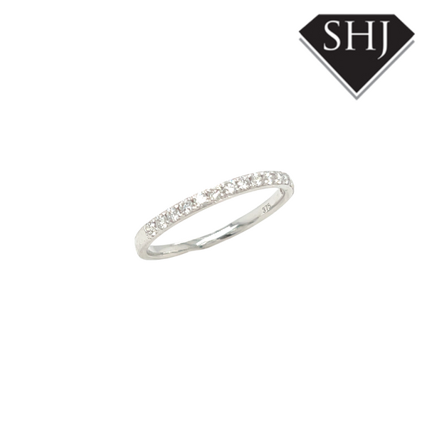 9ct White Gold 0.28ct Diamond Eternity Ring