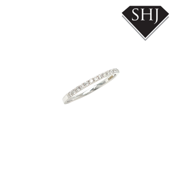 9ct White Gold 0.20ct Diamond Eternity Ring