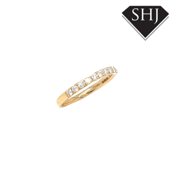 9ct Yellow Gold 0.41ct Diamond Eternity Ring