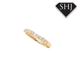 9ct Yellow Gold 0.41ct Diamond Eternity Ring