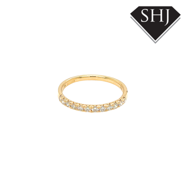 18ct Yellow Gold 0.25ct Diamond Eternity Ring