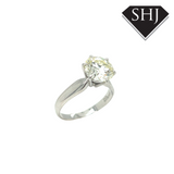 18ct White Gold 2.70ct Diamond VS, K/L Ring