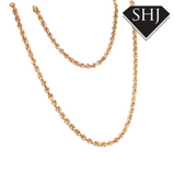 9ct Yellow Gold Rope Chain