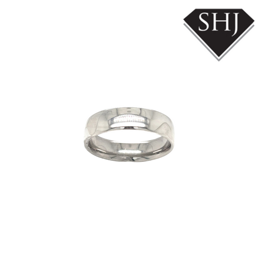 Platinum 6mm Court Wedding Band