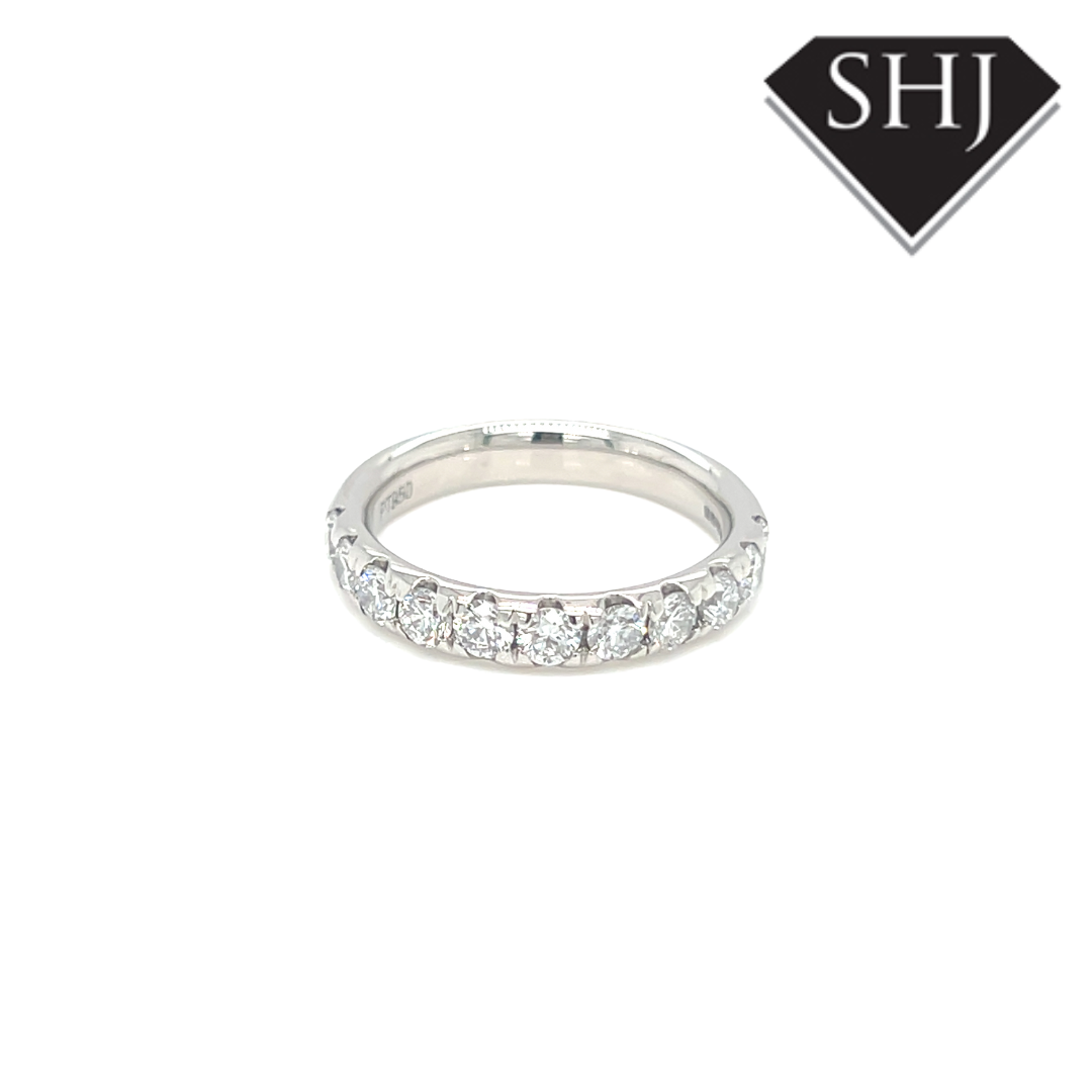 Platinum 1.00ct Lab Grown Diamond Eternity Ring