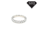 Platinum 1.00ct Lab Grown Diamond Eternity Ring