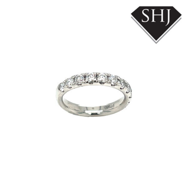 Platinum 1.00ct Lab Grown Diamond Eternity Ring
