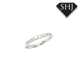 9ct White Gold 0.40ct Lab Grown Diamond Eternity Ring