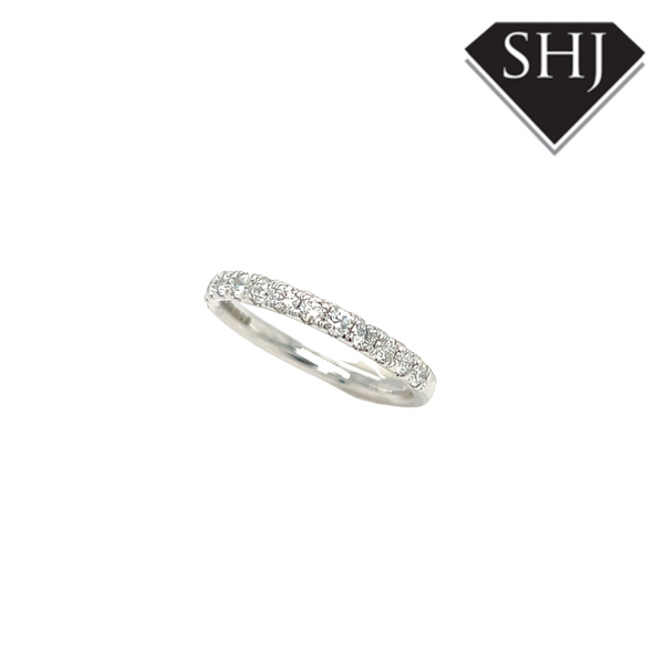 9ct White Gold 0.40ct Lab Grown Diamond Eternity Ring