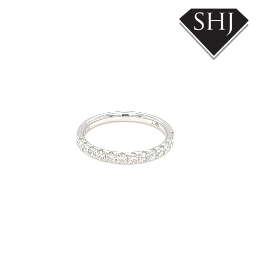 9ct White Gold 0.40ct Lab Grown Diamond Eternity Ring