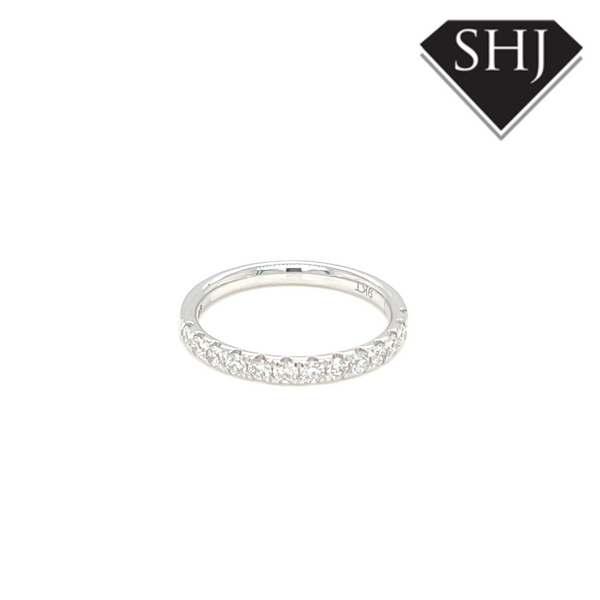 9ct White Gold 0.40ct Lab Grown Diamond Eternity Ring