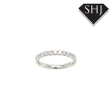 9ct White Gold 0.40ct Lab Grown Diamond Eternity Ring