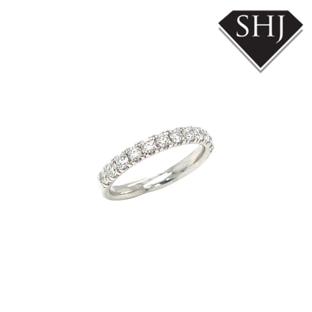 9ct White Gold 0.68ct Lab Grown Diamond Eternity Ring