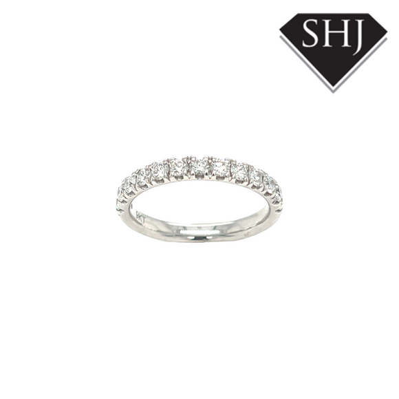 9ct White Gold 0.68ct Lab Grown Diamond Eternity Ring
