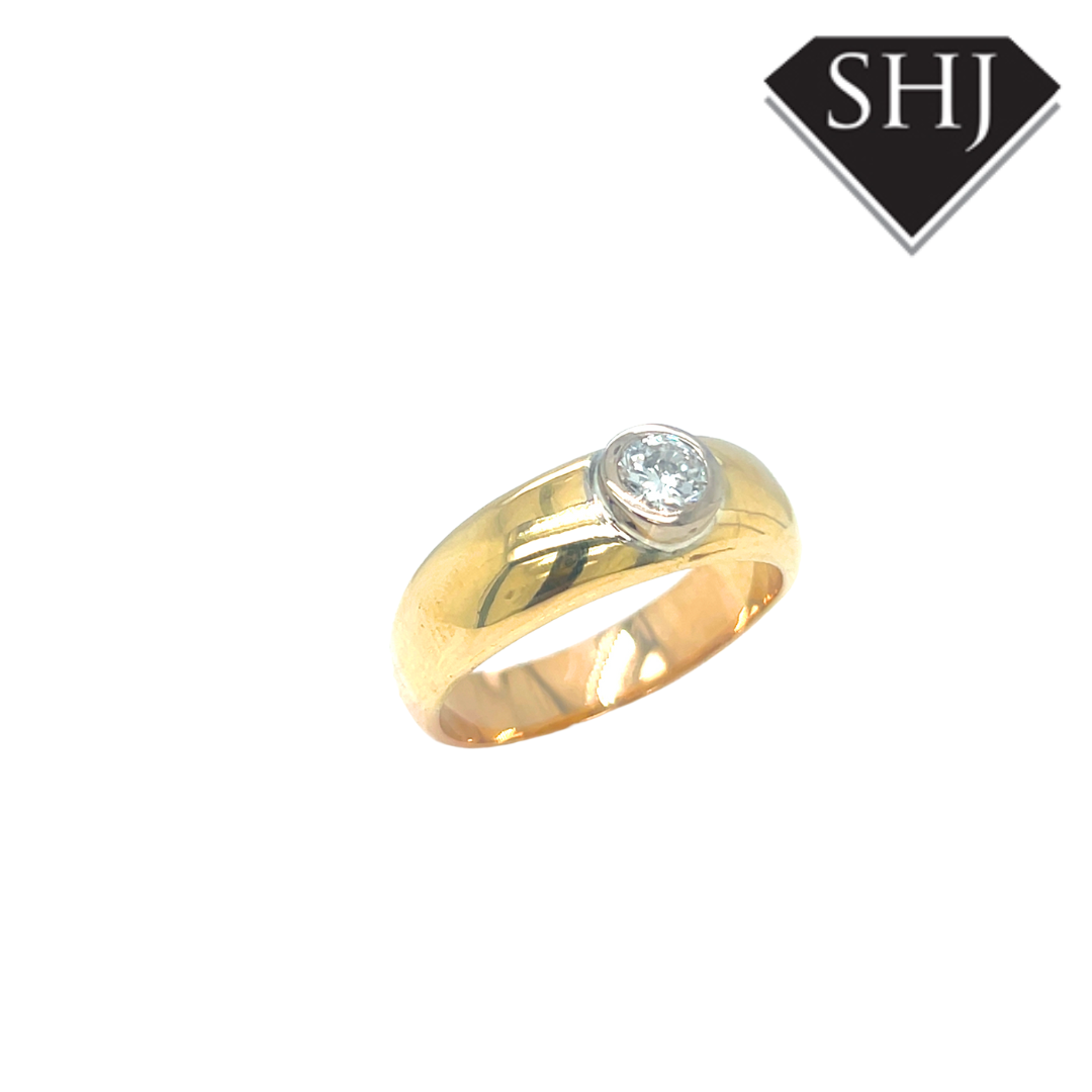 18ct Yellow Gold 0.40ct Diamond Ring