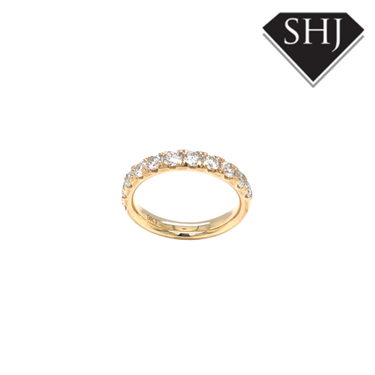 9ct Yellow Gold 1.06ct Lab Grown Diamond Eternity Ring