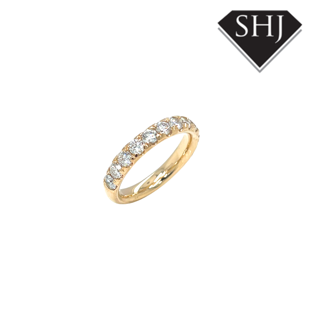 9ct Yellow Gold 1.06ct Lab Grown Diamond Eternity Ring