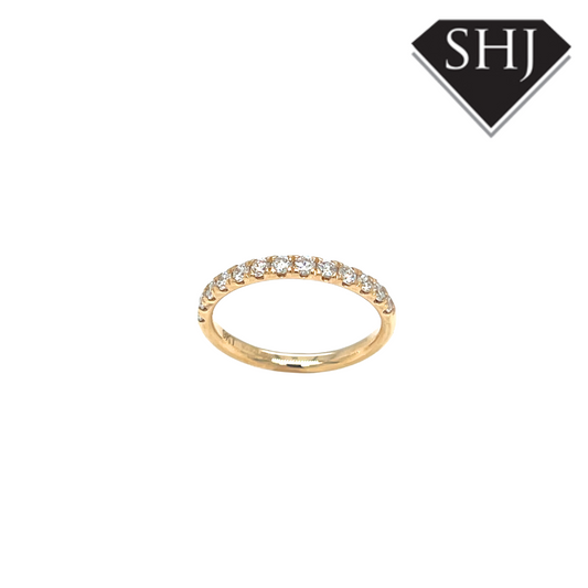 9ct Yellow Gold 0.40ct Lab Grown Diamond Eternity Ring